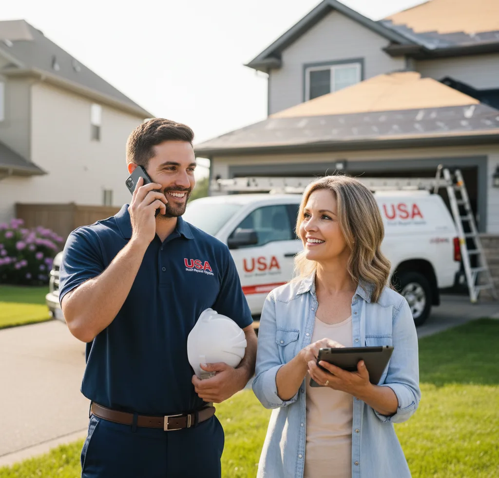 USA Roof Repair Experts customer support in Marienville
